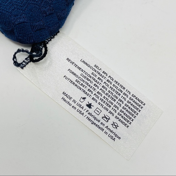 TAVIK Ali Textured Navy Blue Bikini Bottom Large - Picture 14 of 16